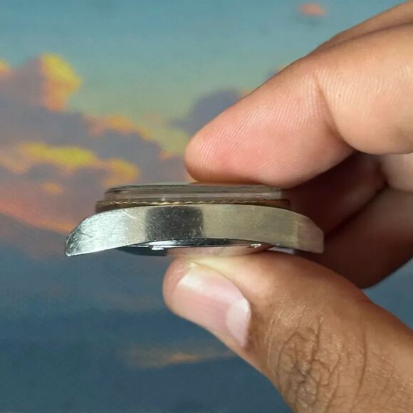 Vintage Longines Automatic Ultra-Chron 10KT Gold Bezel - Picture 4 of 7